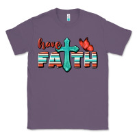 Lavender Have Faith Classic Tee - BundleAndBundleShop