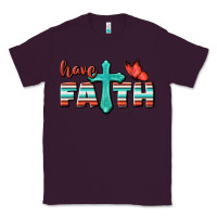 Plum Have Faith Classic Tee - BundleAndBundleShop