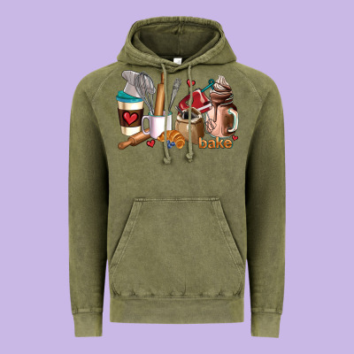 Bakery Coffee Cups Vintage Hoodie Designed By Adodesignshop