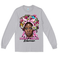 Moon Dust breast cancer warrior black woman Long Sleeve Tee - BarkalooDesign