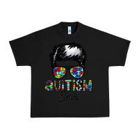 Black autism dad Urban Heavy Tee - CowhideDigitalArt
