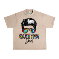 French Oak autism dad Urban Heavy Tee - CowhideDigitalArt