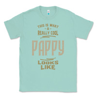Seafoam Really Cool Pappy Classic Tee - artisFamous