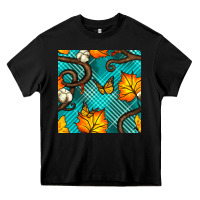 Black autumn leaves seamless pattern Heavy Core Tee - BundleAndBundleShop