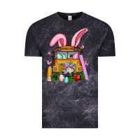 Cloud Black school bus easter Vintage Tee - Artiststas