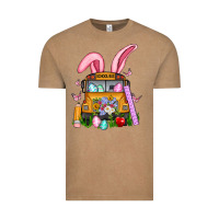 Vintage Coffee school bus easter Vintage Tee - Artiststas