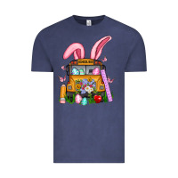 Vintage Denim school bus easter Vintage Tee - Artiststas
