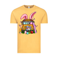 Vintage Mustard school bus easter Vintage Tee - Artiststas