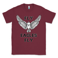 Burgundy fly eagles fly philadelphia Classic Tee - artisFamous