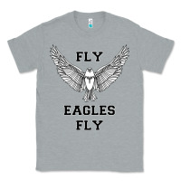 Heather Grey fly eagles fly philadelphia Classic Tee - artisFamous