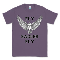 Lavender fly eagles fly philadelphia Classic Tee - artisFamous