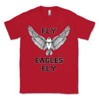 Red fly eagles fly philadelphia Classic Tee - artisFamous