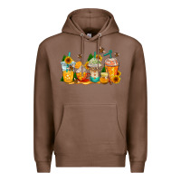 Chestnut bumble bee coffee cups Premium Hoodie - AdoDesignShop