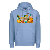 Bumble Bee Coffee Cups Premium Hoodie | Teevron