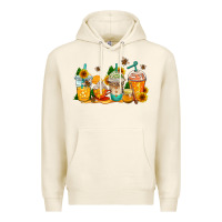 Tofu bumble bee coffee cups Premium Hoodie - AdoDesignShop