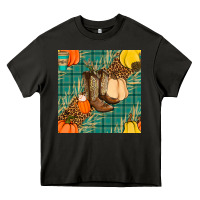 Asphalt fall boot seamless pattern Heavy Core Tee - BundleAndBundleShop