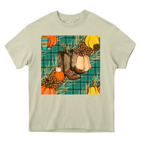 Mossy fall boot seamless pattern Heavy Core Tee - BundleAndBundleShop