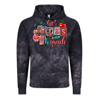 Cloud Black little miss 4 th grade Vintage Hoodie - AdoDesignShop