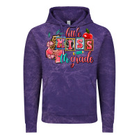Cloud Purple little miss 4 th grade Vintage Hoodie - AdoDesignShop