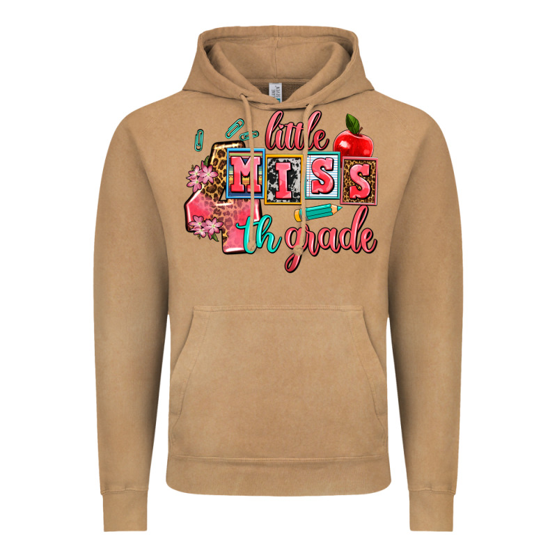 Little Miss 4 Th Grade Vintage Hoodie by AdoDesignShop | Teevron