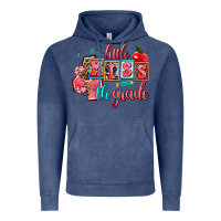 Vintage Denim little miss 4 th grade Vintage Hoodie - AdoDesignShop