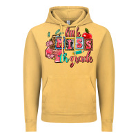 Vintage Mustard little miss 4 th grade Vintage Hoodie - AdoDesignShop