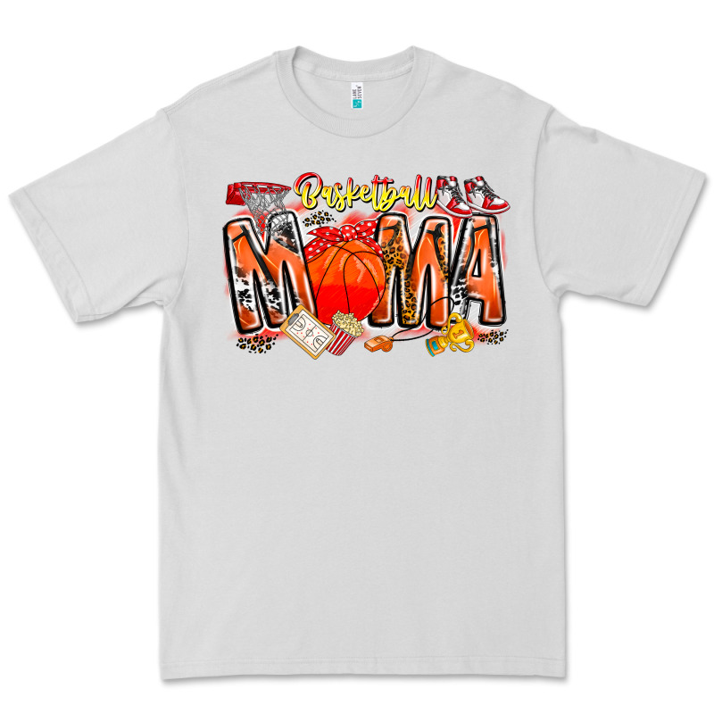 Basketball Mama Premium Tee by CowhideDigitalArt | Teevron