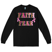 Black faıth over fear Long Sleeve Tee - BarkalooDesign