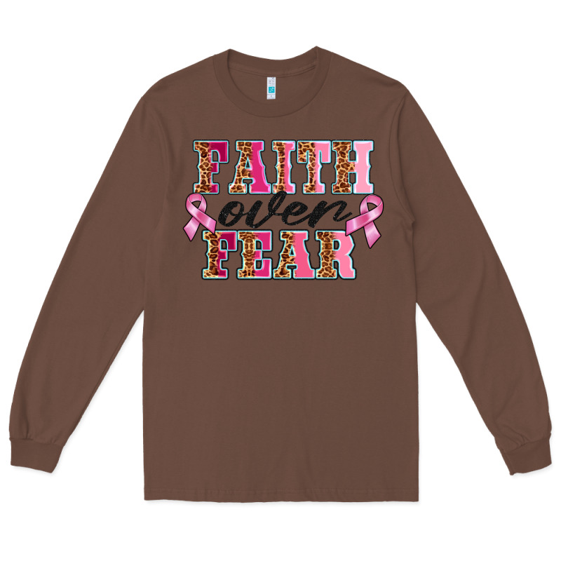 Faıth Over Fear Long Sleeve Tee by BarkalooDesign | Teevron