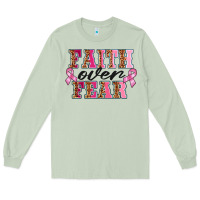 Matcha faıth over fear Long Sleeve Tee - BarkalooDesign