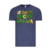 Vintage Denim one lucky teacher Vintage Tee - Artiststas