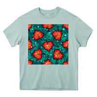 Arona fall leaves seamless pattern Heavy Core Tee - BundleAndBundleShop