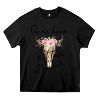 Black Do No Harm But Take No Bull Heavy Core Tee - Bettercallsaul