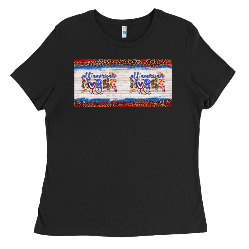 All American Nurse 15oz Mug Ladies Tee by Artiststas | Teevron