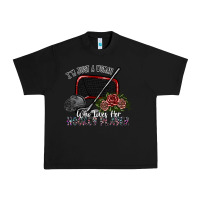 Black i'm just a woman who loves her hockey player Urban Heavy Tee - SublimationCraftShop