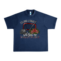 Navy i'm just a woman who loves her hockey player Urban Heavy Tee - SublimationCraftShop