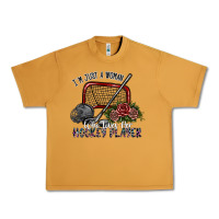 Peanut Butter i'm just a woman who loves her hockey player Urban Heavy Tee - SublimationCraftShop