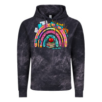 Cloud Black school rainbow Vintage Hoodie - AdoDesignShop