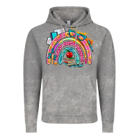 Cloud Rock school rainbow Vintage Hoodie - AdoDesignShop