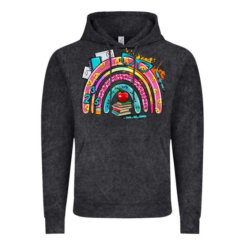 School Rainbow Vintage Hoodie by AdoDesignShop | Teevron