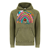 Vintage Olive school rainbow Vintage Hoodie - AdoDesignShop