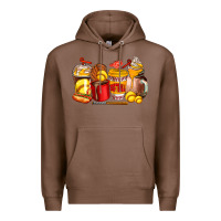 Chestnut softball coffee cups Premium Hoodie - AdoDesignShop