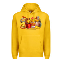 Lemon softball coffee cups Premium Hoodie - AdoDesignShop