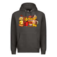 Smoke softball coffee cups Premium Hoodie - AdoDesignShop