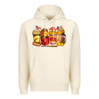 Tofu softball coffee cups Premium Hoodie - AdoDesignShop