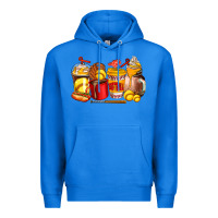 True Royal softball coffee cups Premium Hoodie - AdoDesignShop