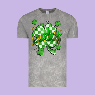Lucky Vintage Tee Designed By Artiststas