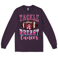 Plum tackle breast cancer Long Sleeve Tee - BarkalooDesign