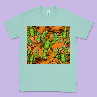 Lobster Tumbler Classic Tee Designed By Barkaloodesign