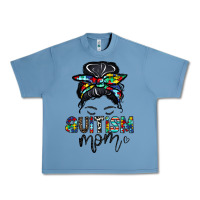 Pebble Blue autism mom Urban Heavy Tee - CowhideDigitalArt